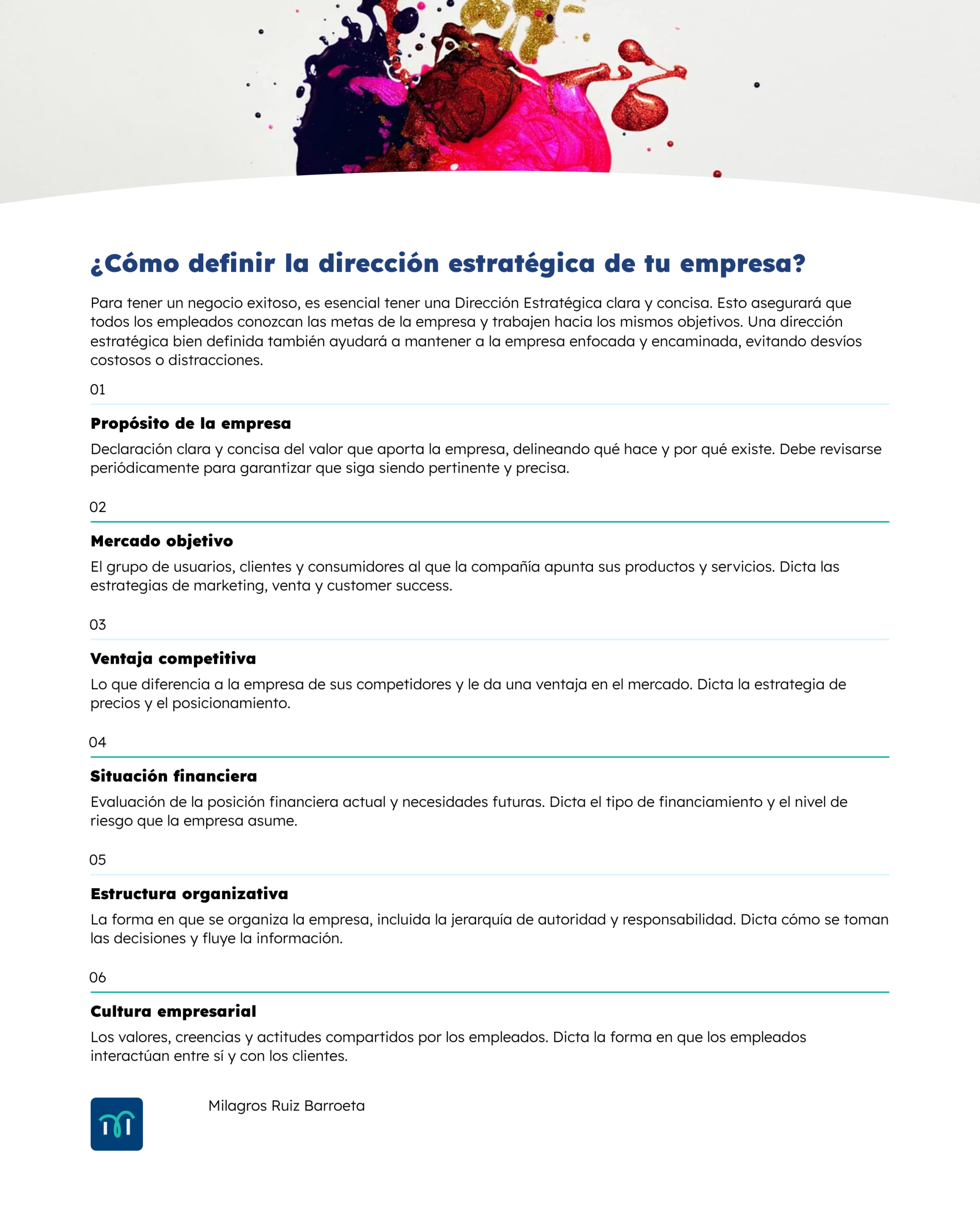 Dirección estrategica