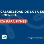 Infogr&aacute;fica: las cuatro dimensiones de la escalabilidad de la IA en la empresa, casos de uso, conocimiento interno, usuarios y permisos, y costos.