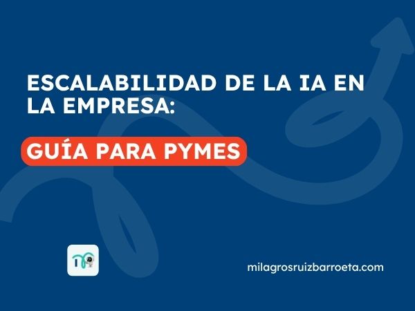 Infográfica: las cuatro dimensiones de la escalabilidad de la IA en la empresa, casos de uso, conocimiento interno, usuarios y permisos, y costos.